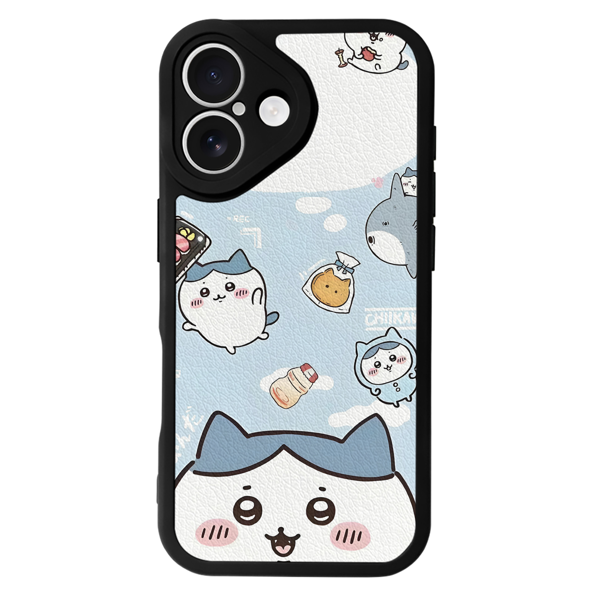 （画像用） ちいかわ Chii-kawa 【iPhone 16シリーズ対応】シリコンスマホケース（レザー調） 材質：シリコン